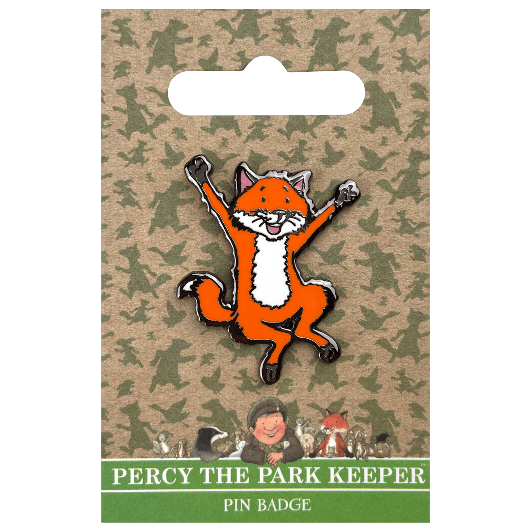 Fox - Percy The Park Keeper pin badge